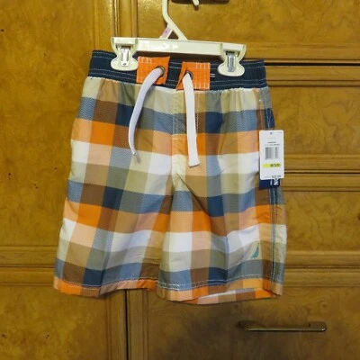 boys Nautica bathing suit/swimsuit swim shorts size M 5/6 brand new NWT $32 - Image 1 of 4