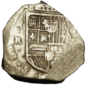 Bolivia Spanish Colony Philip IV 7 1/2 Reales Countermark KM#C19.3 Silver