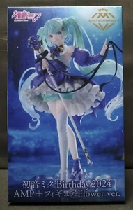 Japan Authentic Hatsune Miku Birthday 2024 AMP+ Figure Flower ver. - Picture 1 of 5
