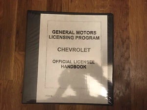 General Motors Official Licensee Handbook - Picture 1 of 10