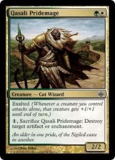 Qasali Pridemage NM Alara Reborn MTG Magic The Gathering English Gold Card