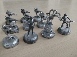 Rare ALIENS Pewter Limited Edition CHESS SOTA Toys for Replacement PAWNS MARINES - Picture 1 of 4