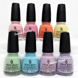 China Glaze Nail Lacquer - PASTELS 2017 Collection - Choose Any Color - Picture 1 of 9