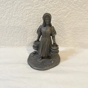 Franklin Mint Pewter Figurine American People Series The Homesteader 1856-1875 - Picture 1 of 6