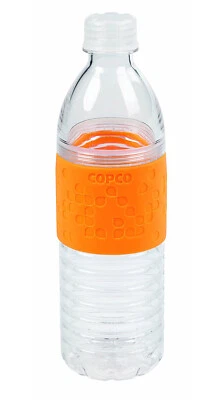 Botella de agua reutilizable Copco Hydra con tapa a prueba de fugas 16,9 oz - naranja Foto 1 de 4