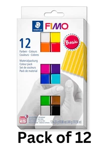 FIMO Soft Ofenhärtende Polymer Modelliermasse 12er Pack x 25g Block8023 C12-1 - Bild 1 von 11