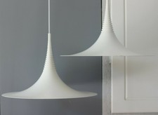 2 x VERONA Vintage Danish Modern Ceiling Light Semi 