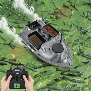 600m Remote Control Bait Boat Fish Finder GPS Fishing Bait Boat w/ Night Light - Picture 1 of 24