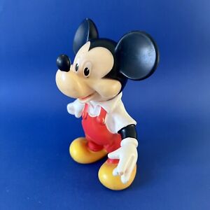 Mickey Mouse Pouet vintage 70s Delacoste France 1972 - Disney squeaky toy 19 cm