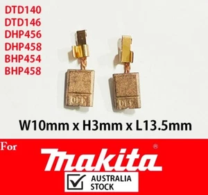 2pcs Carbon Brushes For Makita CB440 DTD140 DTD146 DHP456 DHP458 BHP454 BHP458 - Picture 1 of 8