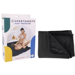 Sportsheets Pivot Protector - Black Triple-Layered Waterproof Blanket - Picture 1 of 16