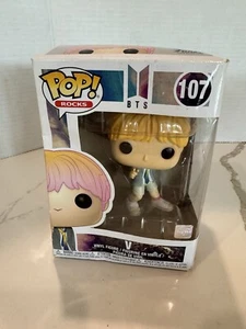 Funko Pop Rocks BTS “V” 107 Vynil Figure - Picture 1 of 7