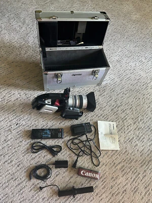 Canon XL1 Camcorder in Canon Flight Case for Parts or Accessories. Bad transport - Image 1 of 4