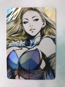 Marvel Reina Blanca Emma Frost Villano CCG Modelo a Rol Personaje Holo Hoil Card S1 - Imagen 1 de 5