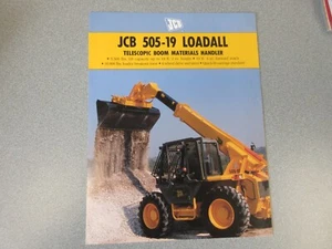 JCB 505-19 Loadall Forklift Brochure 6 Page - Picture 1 of 1