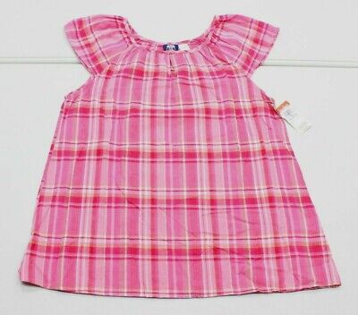 Route 66 Girls PINK PLAID Cotton SLEEVELESS L...