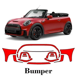 Front bumper PreCut PPF Paint Protection Film For MINI Cooper JCW 2022-2024 - Picture 1 of 7