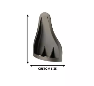 Custom Size NACA Curved Cold Air Intake Jet Exhaust Duct Vent Bonnet Brake Scoop - Foto 1 di 10