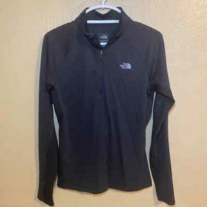 The North Face Flashdry Viertel-Reißverschluss-Pullover schwarz Damengröße Medium  - Bild 1 von 10