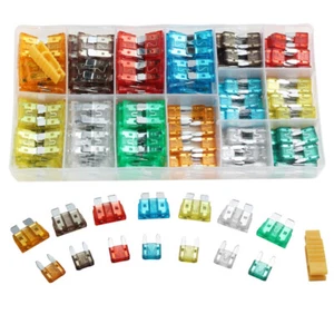 220×Car Blade Fuse Box Assortment Fuses Kits For Truck RV SUV Boat Motorcycle - Picture 1 of 9