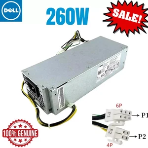 Dell 52CKC 260W Desktop Power Supply OptiPlex 5050 7050 5060 7060 3070 5070 7070 - Picture 1 of 5