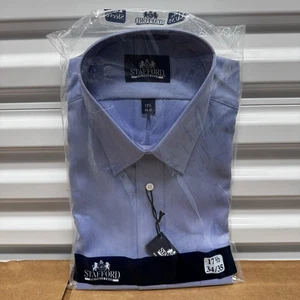 Stafford Kleid französisch blau Kleid Shirt Größe 17,5 34/35 - Bild 1 von 7