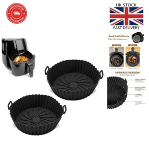 Reusable Silicone Air Fryer Pot Liners - 7.87in, Perfect for COSORI & Ninja - Picture 1 of 8