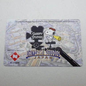 Japanische Telefonkarte Snoopy Universal Stadios Japan USJ - Bild 1 von 6