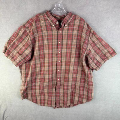 Camisa Ralph Lauren Para Hombres 3XB Tartán Cuadros De Colección Abotonada Leñador Western Foto 1 de 4