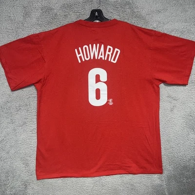 Camiseta De Colección Majestic Philadelphia Phillies Ryan Howard Para Hombre 2XL XXL Roja #6 Camiseta Foto 1 de 4