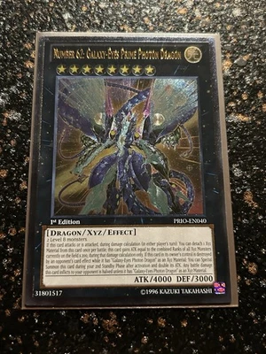 Number 62: Galaxy-Eyes Prime Photon Dragon Ultimate Rare PRIO 1st Edition! NM - Image 1 of 4