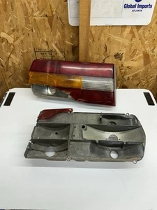 BMW E3 Bavaria Late Model Tail Lights Frame Pair for Parts - Picture 1 of 10