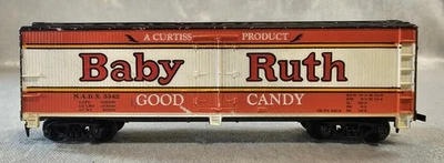 TYCO HO Scale Baby Ruth Billboard Refrigerator Box Car N.A.D.X. 5342 - Image 1 of 4