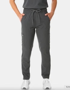 Women's Scrub Pants 5-Pocket by TiScrubs Gray Regular 30" Inseam Size Medium - Picture 1 of 3