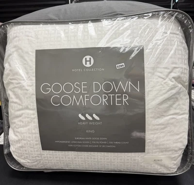 Hotel Collection European Goose Down Heavy Weight White King Comforter - Image 1 of 4