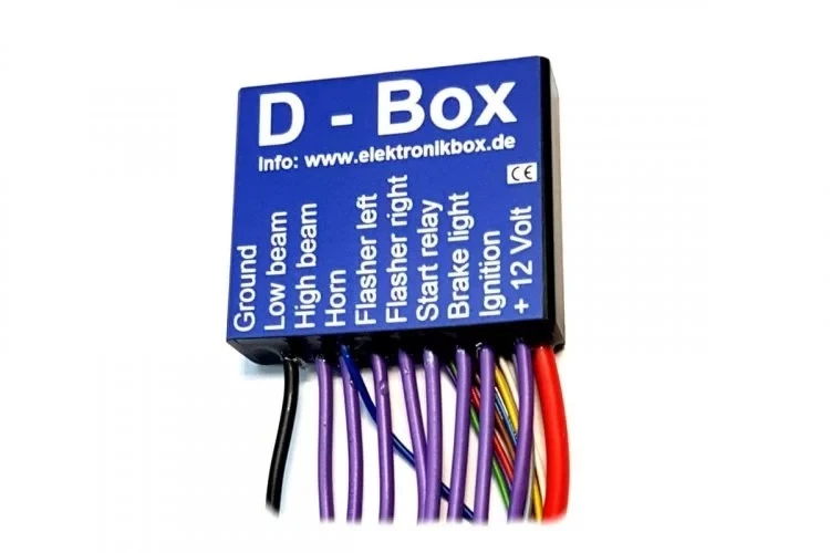 Elektronikbox Version D Motorrad Steuerbox für Taster Custombike Lenkertaster - Bild 1 von 4