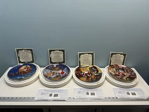 Mickey Mouse vintage Collectible plates COA The Bradford Exchange. Set of four. - Picture 1 of 9
