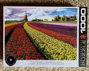 EuroGraphics The Tulip Field Netherlands 1000 Piece Puzzle Brand New Sealed Box - Picture 1 of 3