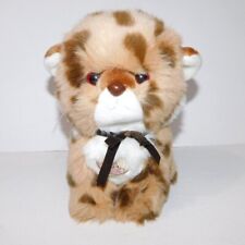 VTG 1982 Gund TAMBA Baby Cheetah 9" Stuffed Plush Animal Tan Brown  w Gold tag