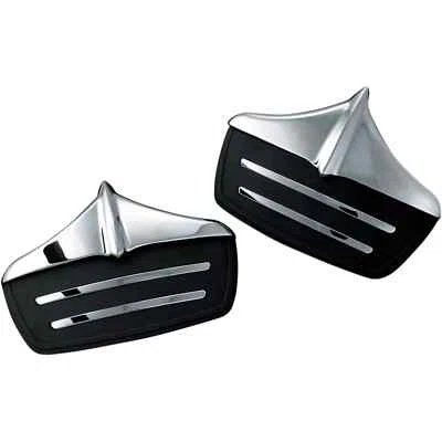 Kuryakyn 7220 Chrome Rear Mud Flaps 2011-2021 Harley Davidson Trike, Tri-Glide - Изображение 1 из 4