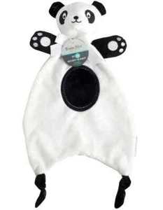 Bubba Blue Zoo Animals Panda Security Blanket Panda White & Black - Picture 1 of 1