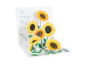SUNFLOWERS Up With Paper Greeting Card With Envelope - Picture 1 of 2