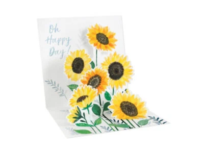 SUNFLOWERS Up With Paper Greeting Card With Envelope - Image 1 of 2