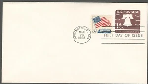 US. U548. 1.4c. Liberty Bell, #6 Blank FDC. MNH. 1968 - Picture 1 of 2