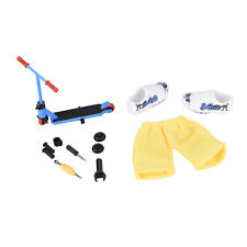Mini Finger Toy Alloy Scooter Skateboard With Pants Shoes Tools For Kids Gift F