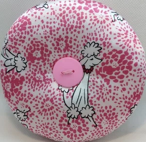 Large Pretty Pink Poodle Heavy Duty Playing Card Holder - Picture 1 of 2
