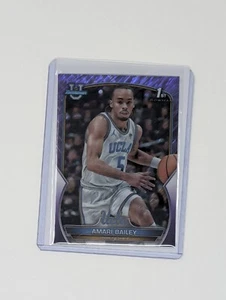 2023 Bowman U #69 Amari Bailey lila Schimmer - Bild 1 von 2