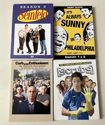 TV Series DVD Lot: Curb Your Enthusiasm, Seinfeld, Scrubs, It’s Always Sunny In… - Image 1 of 4