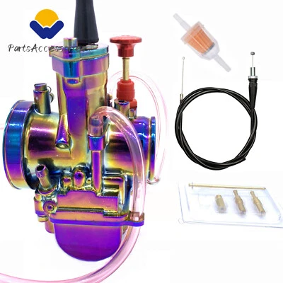 Carburador para Honda CR125 CR125R CR80 CR80R CR85R y cable del acelerador Foto 1 de 4