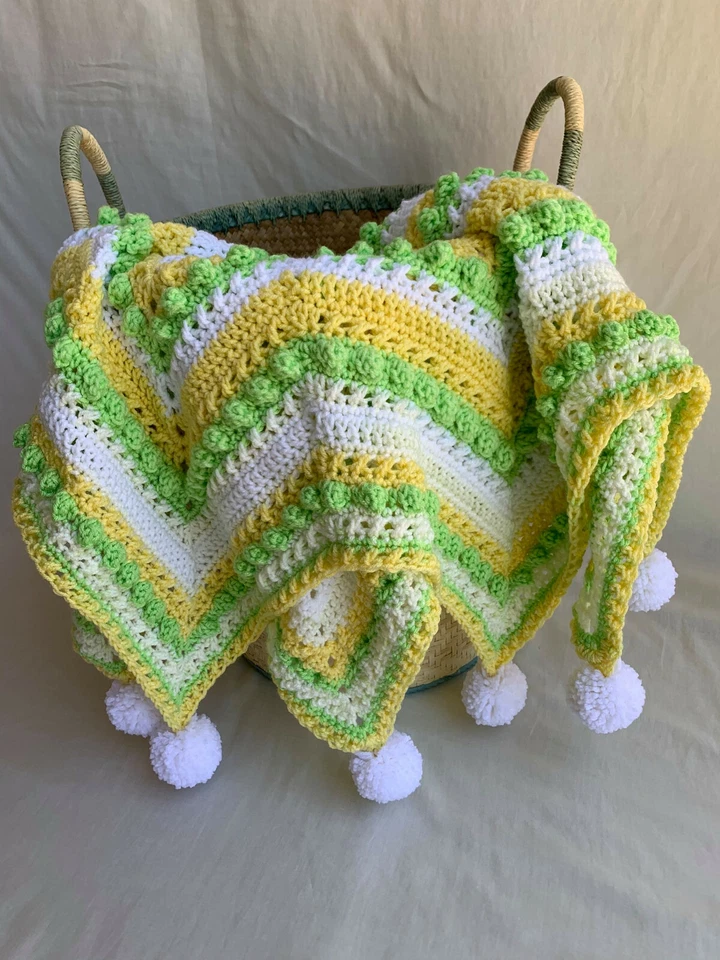 mantas bebé ganchillo hechas a mano nuevas Foto 1 de 4